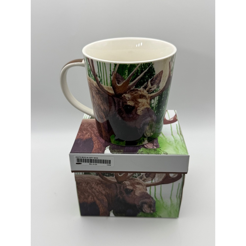 Paperproducts Design PPD Two Can Art Moose Mug New with Gift‎ Box 28475